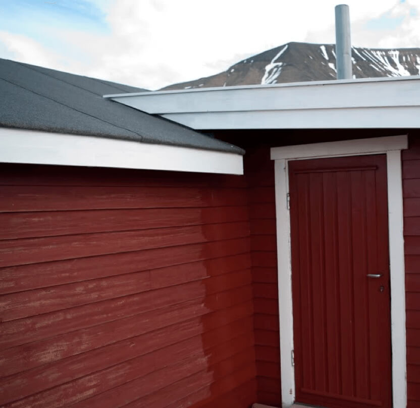 Drywood hytte Svalbard